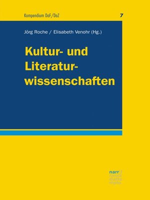 cover image of Kultur- und Literaturwissenschaften